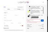 LightUpK coupon verification screenshot