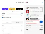 LightUpK coupon verification screenshot