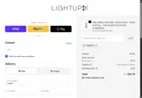 LightUpK coupon verification screenshot