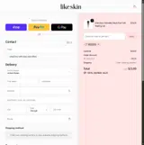 LIKESKIN coupon verification screenshot