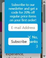 WARMUP coupon verification screenshot