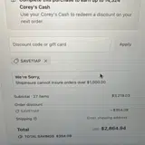 SAVE11AP coupon verification screenshot