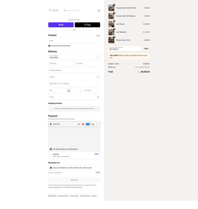 Lindye Galloway Shop checkout page showing Lindye Galloway Shop promo code box | Screenshot taken by SimplyCodes community member on Sep 3, 2025