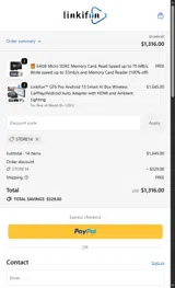 Linkifun Store coupon verification screenshot