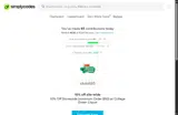 HAPPY4 coupon verification screenshot