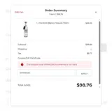 SPRING26 coupon verification screenshot