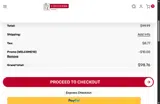 WELCOME10 coupon verification screenshot