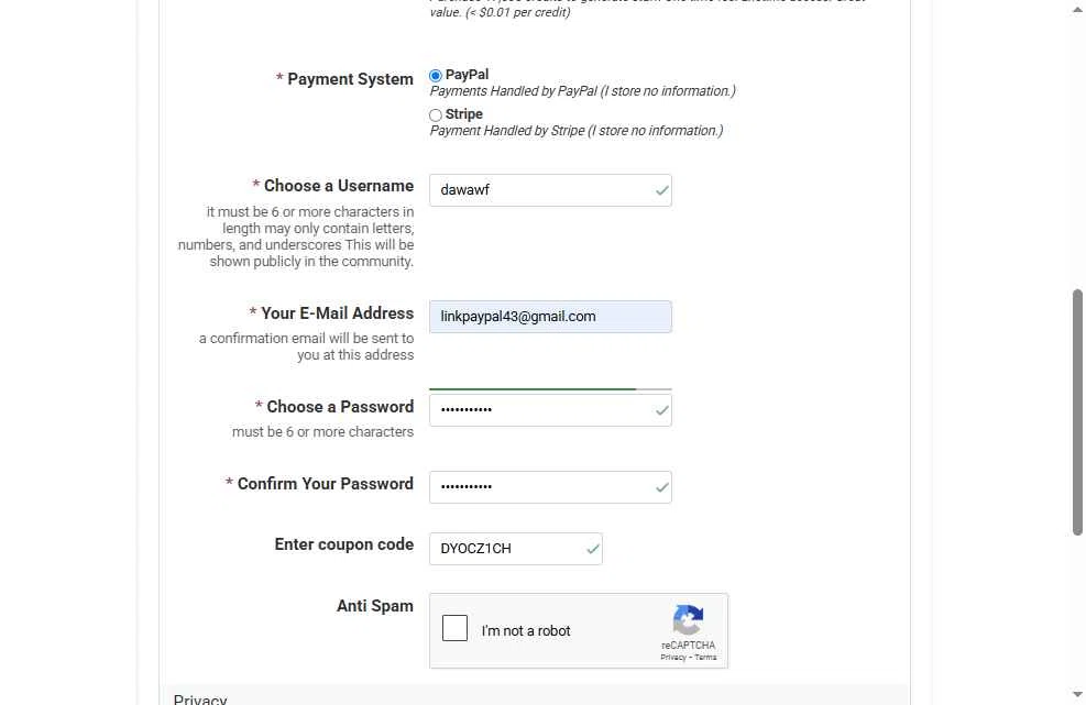 Litrpgadventures.com checkout page showing Litrpgadventures.com promo code box | Screenshot taken by SimplyCodes community member on Jun 14, 2025