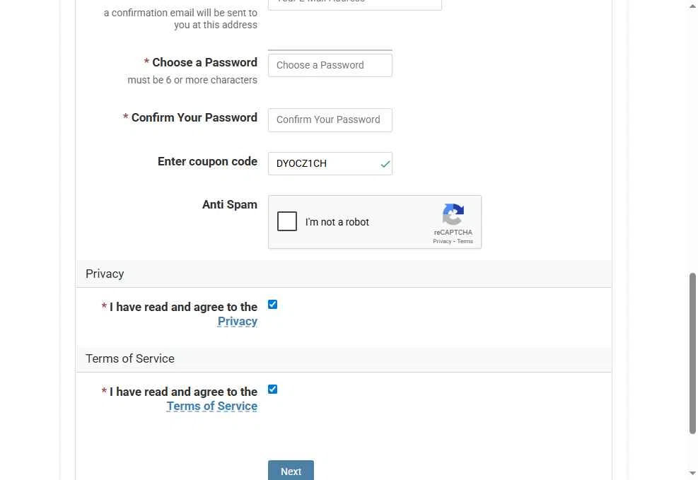 Litrpgadventures.com checkout page showing Litrpgadventures.com promo code box | Screenshot taken by SimplyCodes community member on Jan 29, 2026