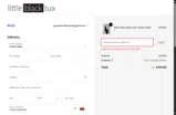Little Black Tux coupon verification screenshot