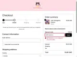 Littleluxuriessss coupon verification screenshot