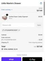 LittleMartins10OFF coupon verification screenshot