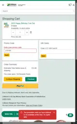 LFS100 coupon verification screenshot