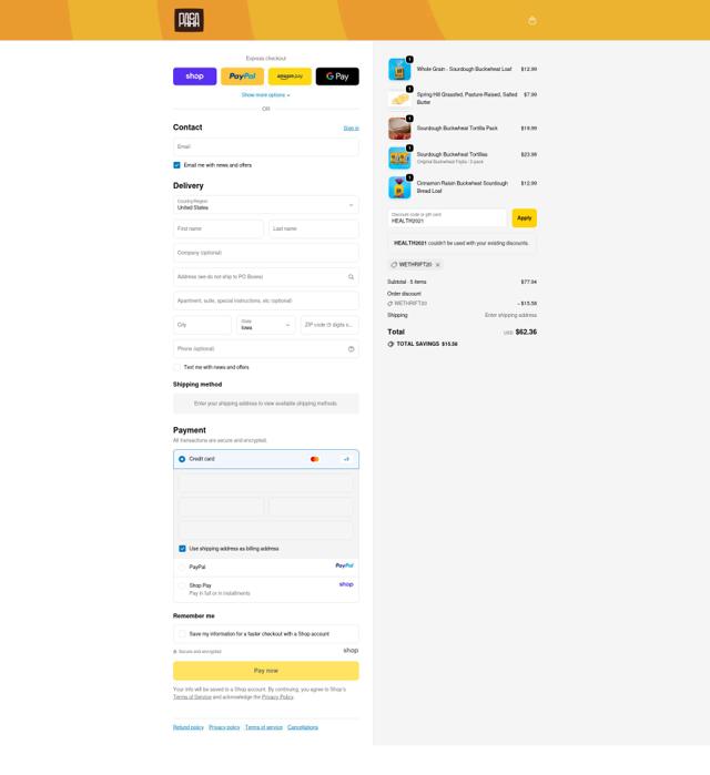 Live Pacha checkout page showing Live Pacha promo code box | Screenshot taken by SimplyCodes community member on Sep 24, 2025