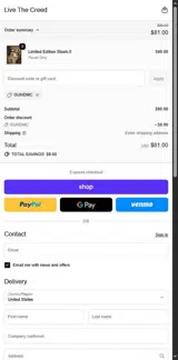 Live The Creed coupon verification screenshot