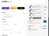Living Silica coupon verification screenshot