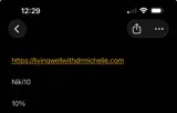 Niki10 coupon verification screenshot