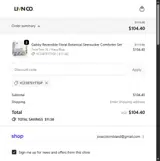 YC2387EYTTGP coupon verification screenshot