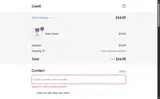 RELIEF coupon verification screenshot