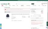 L.L. Bean Global coupon verification screenshot