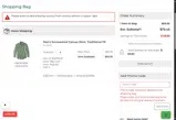 L.L. Bean Global coupon verification screenshot