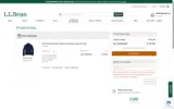 L.L. Bean Global coupon verification screenshot
