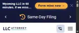 LLC Attorney coupon verification screenshot