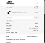 Loast Co. coupon verification screenshot