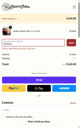 BIGHAUL coupon verification screenshot