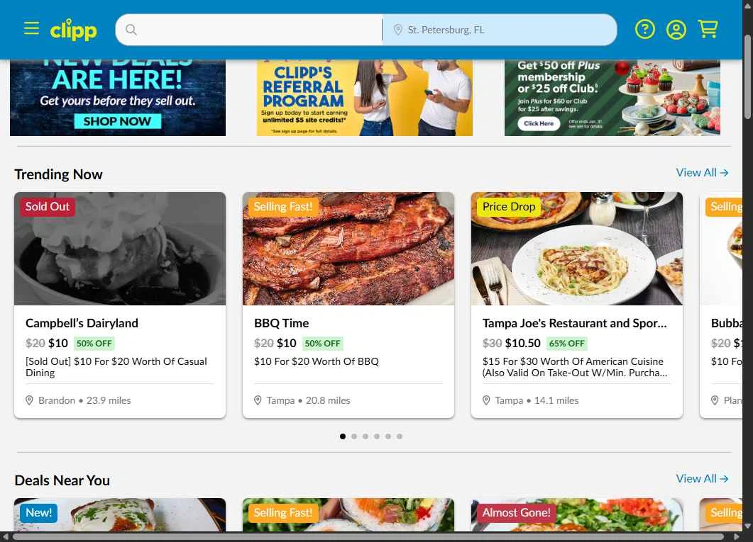Clipp.com checkout page showing Clipp.com promo code box | Screenshot taken by SimplyCodes community member on Dec 4, 2025