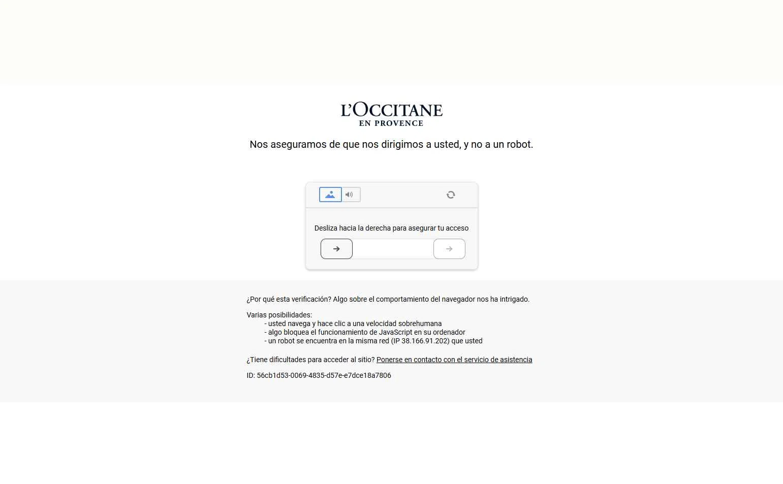 Verification screenshot for $20 Off Storewide at L'Occitane - 4d ago
