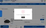 Locker Room Direct coupon verification screenshot
