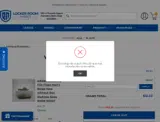 Locker Room Direct coupon verification screenshot