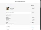 Lockout Supplements coupon verification screenshot
