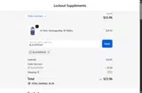 Lockout Supplements coupon verification screenshot