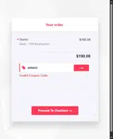 ANNA15 coupon verification screenshot