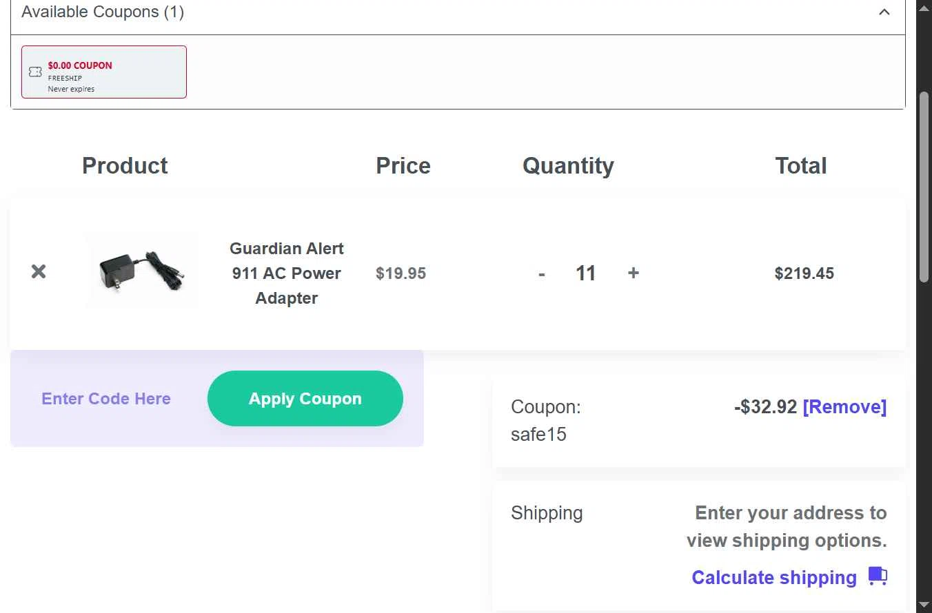 Logicmark checkout page showing Logicmark promo code box | Screenshot taken by SimplyCodes community member on Oct 30, 2025