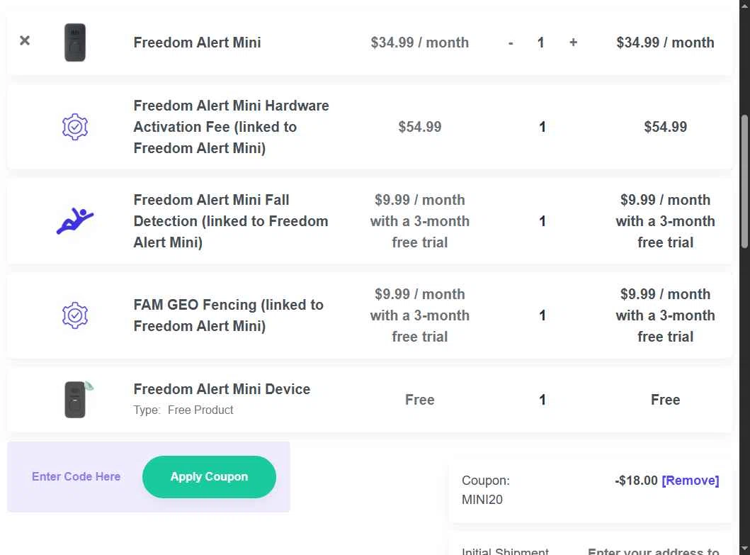 Logicmark checkout page showing Logicmark promo code box | Screenshot taken by SimplyCodes community member on Aug 1, 2025