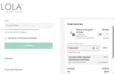 LOLA & Company coupon verification screenshot