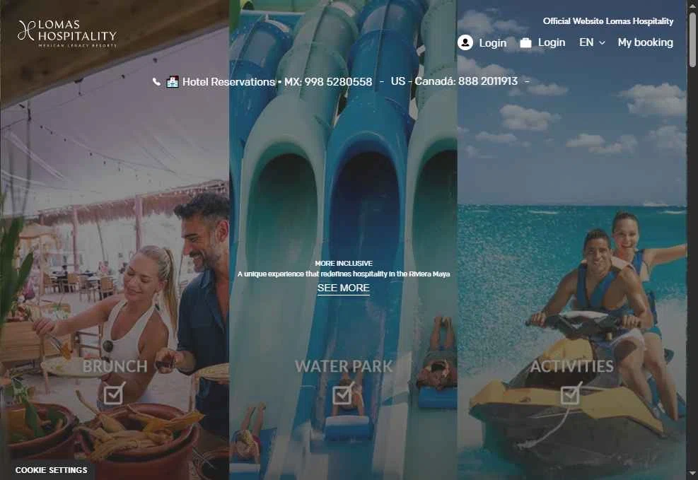 Lomas Hospitality checkout page showing Lomas Hospitality promo code box | Screenshot taken by SimplyCodes community member on Dec 25, 2025