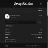 Lonely Kids Club coupon verification screenshot