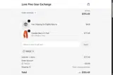 Lone Pine Gear Exchange coupon verification screenshot