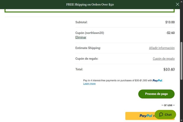 Longfield Gardens checkout page showing Longfield Gardens coupon code box | Screenshot taken by SimplyCodes community member on Aug 6, 2025