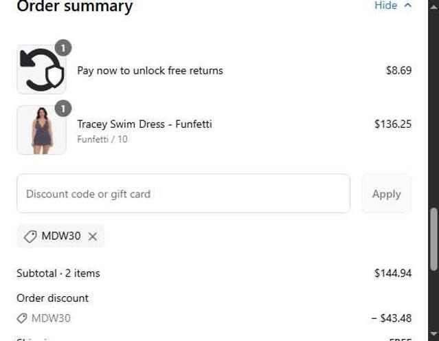 Longitude checkout page showing Longitude discount code box | Screenshot taken by SimplyCodes community member on Aug 22, 2025