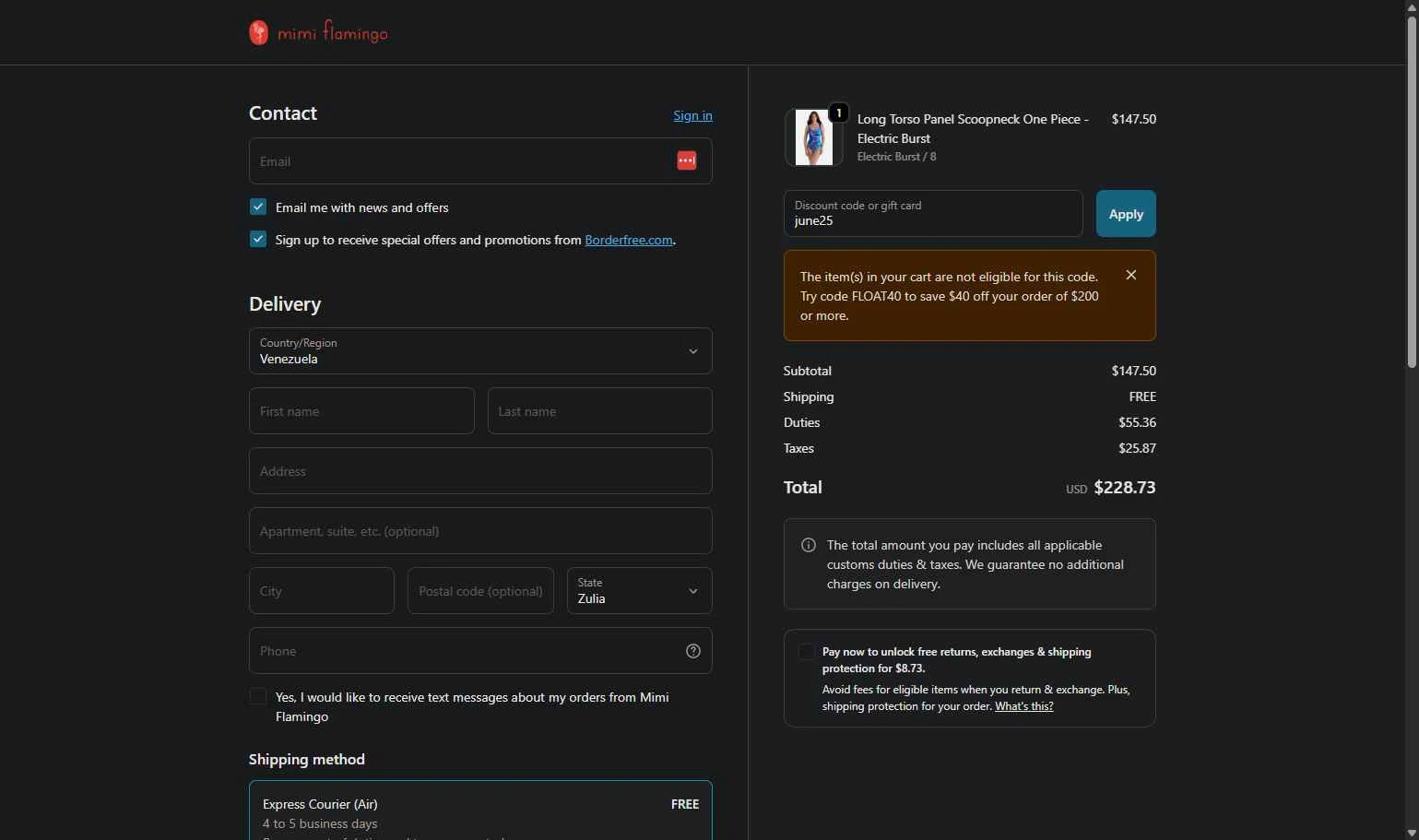 Longitude checkout page showing Longitude discount code box | Screenshot taken by SimplyCodes community member on Dec 15, 2025