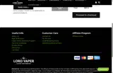 Lord Vaper Pens coupon verification screenshot