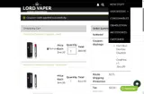 Lord Vaper Pens coupon verification screenshot