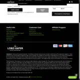 Lord Vaper Pens coupon verification screenshot