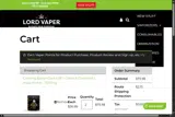 Lord Vaper Pens coupon verification screenshot