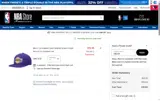 Los Angeles Lakers coupon verification screenshot